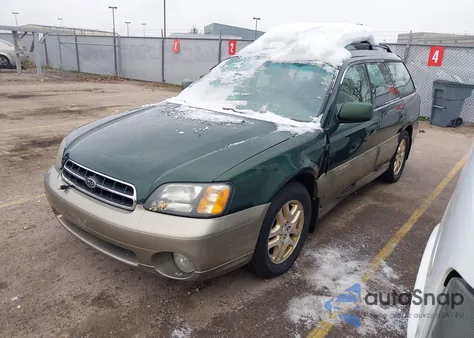 2000 Subaru Outback Limited z USA, uszkodzony, nr VIN 4S3BH6860Y7635347